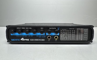 Motu 4pre 6x8 Hybrid FW USB2 Audio Interface 74961-10004