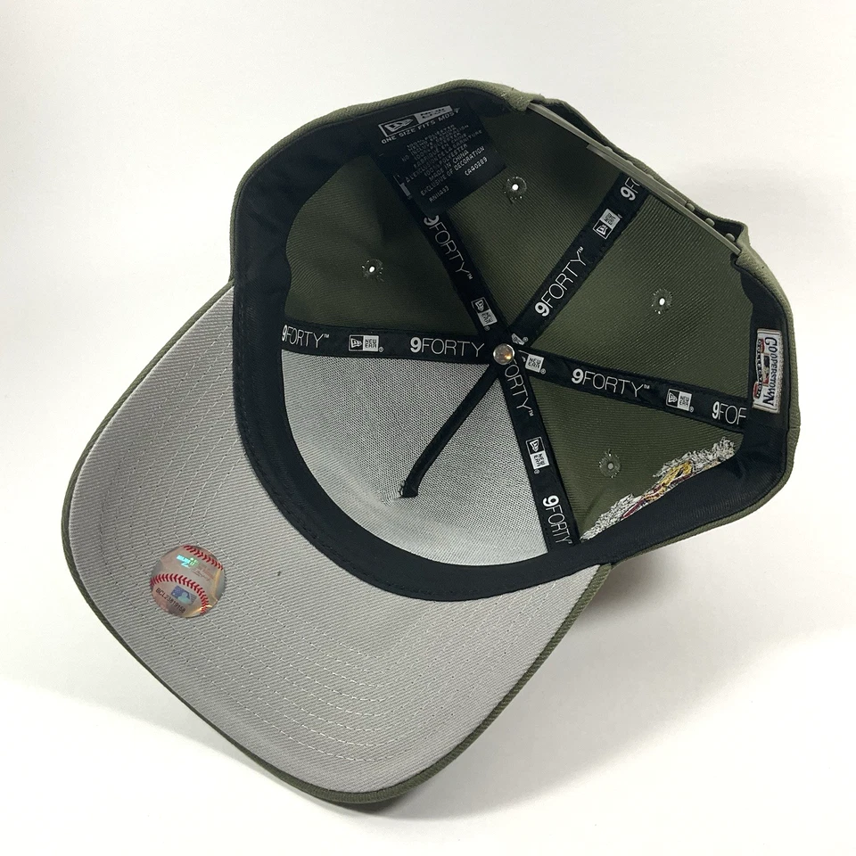Gorra New Era AZ Diamondbacks Exclusiva Oliva Metálica 9FORTY Marco A Snapback Foto 3 de 4