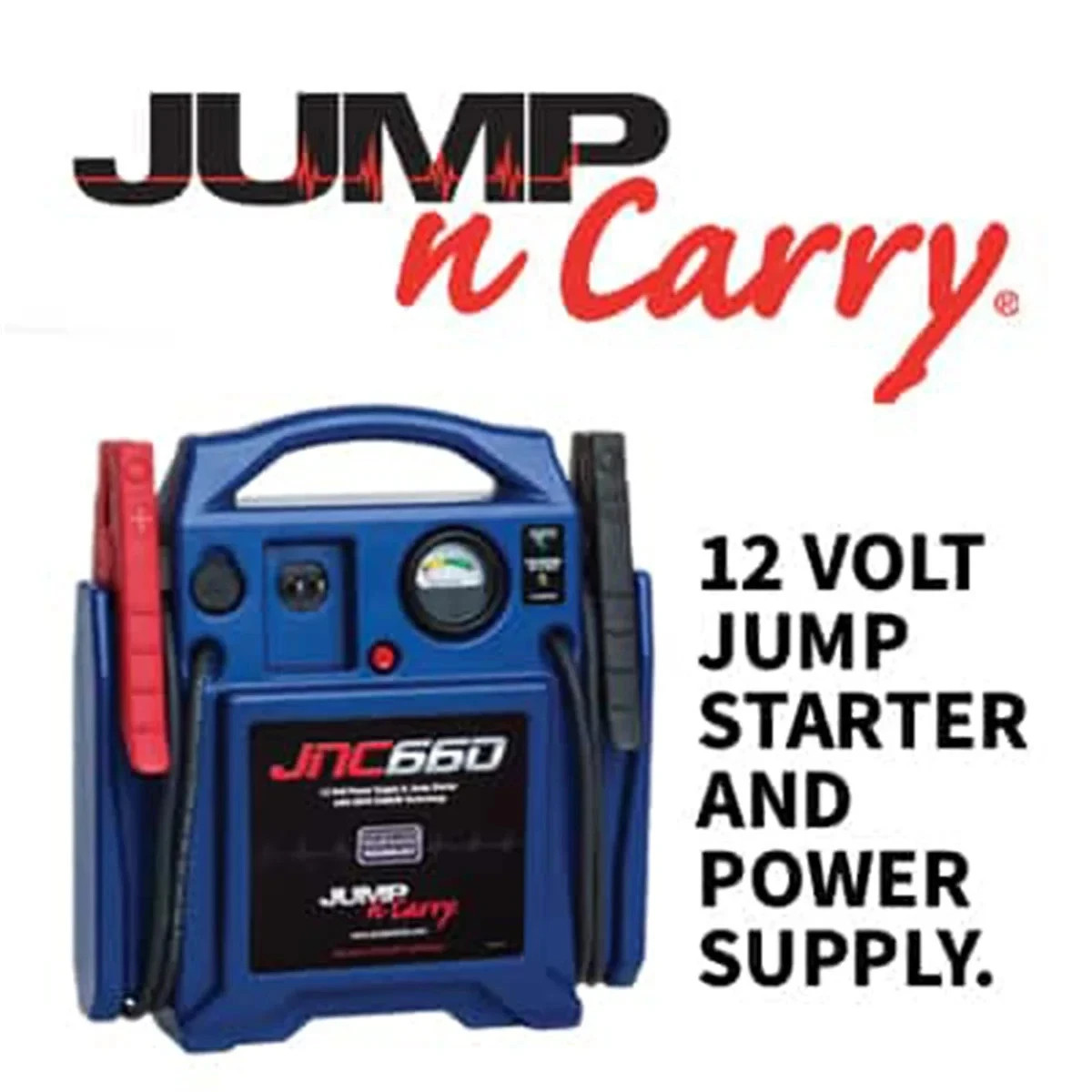 Deal!Clore Automotive JNC660 Jump-N-Carry 1700 Peak Amp 12 Volt Jump Starter New