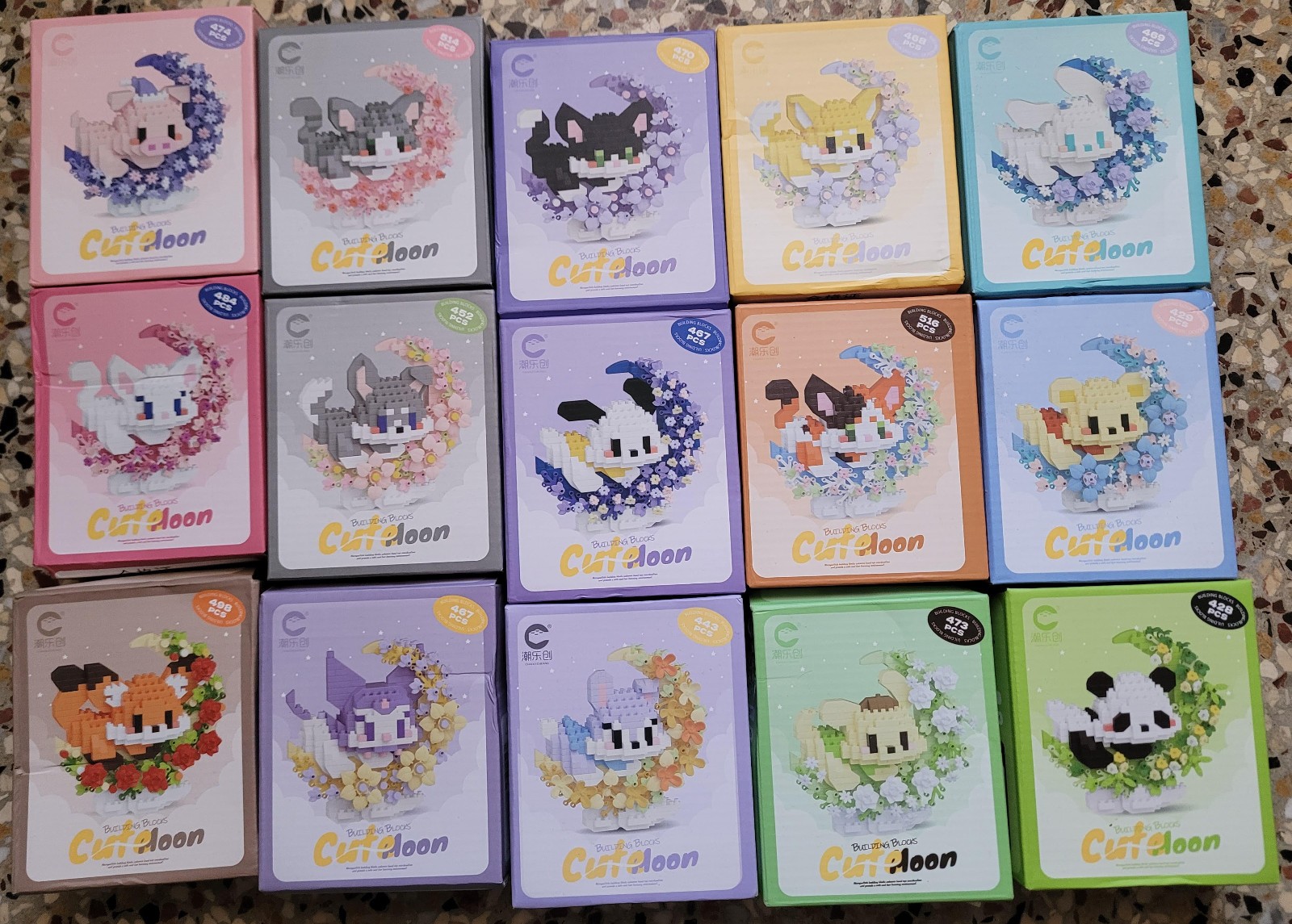 Figurines à monter Cute Moon pour animer les après-midis de jeux en famille