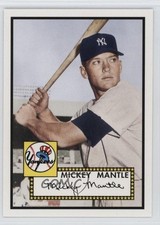 2006 Topps Rookie of the Week Card Shop Promotion Mickey Mantle #1 HOF 13kt