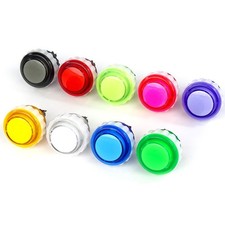 Seimitsu PS-14-DN-K Arcade Button 24mm Translucent Screw Japan Taster