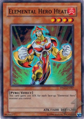 Elemental Hero Heat - PP02-EN007 - Super Rare - Unlimited Edition x1 - Moderatel