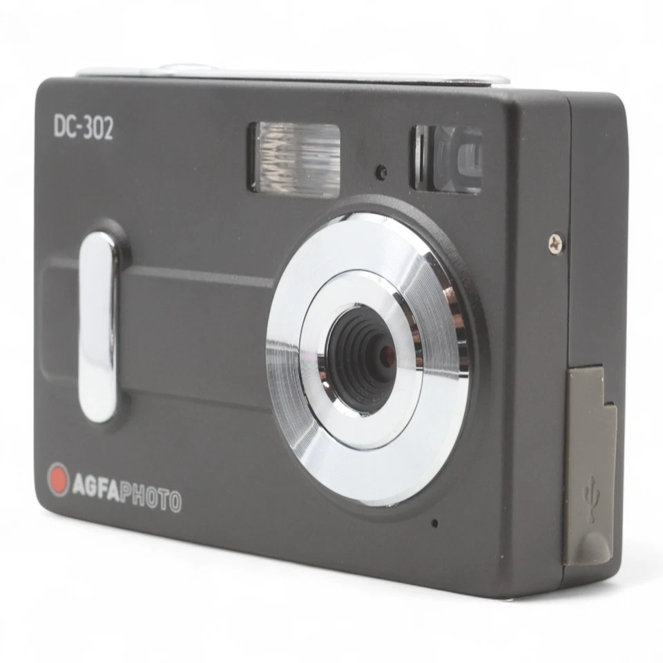 Agfaphoto DC-302 Digitalkamera Kamera digital schwarz - Bild 2 von 4