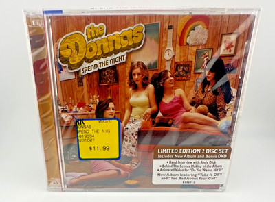 The Donnas - Spend The Night [ RARE NEW CD + Hype Sticker! 2002 ] * SEALED *