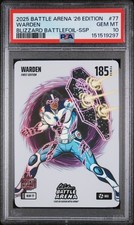 2025 BO JACKSON BATTLE ARENA 2026 EDITION BLIZZARD BATTLEFOIL SSP WARDEN PSA 10
