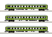 "Minitrix / Trix N 15462 - Schnellzugwagen-Set \"Flixtrain\", Ep. Vi Neuware"