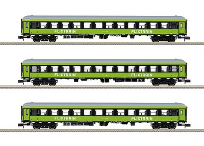 Minitrix / Trix N 15462 - Schnellzugwagen-Set ''FlixTrain'', Ep. VI   Neuware