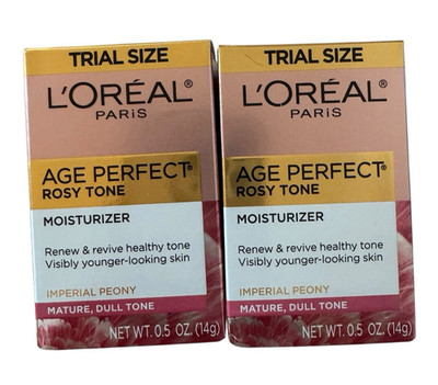 L'Oreal Paris Age Perfect Rosy Tone Anti-Sagging Face Moisturizer 2x0.5oz Travel