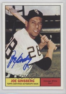 2010 Topps Heritage Real One Auto Joe Ginsberg #ROAJG Auto