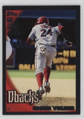 2010 Topps Black 54/59 Chris Young #316 4f5