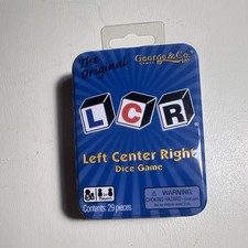 George & Co. Left Center Right Dice Game Tin,...