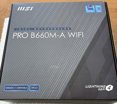 MSI PRO B660M-A WiFi DDR5 Motherboard LGA1700 Intel B660 2.5G LAN Micro-ATX