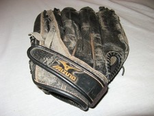 VINTAGE Mizuno GSH14 Black Baseball Softball Glove Mitt Professional Model RHT