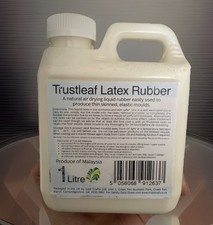 Trustleaf Latex Rubber 1L for Making Thin Skinned Elastic Moulds Free Fast Ship