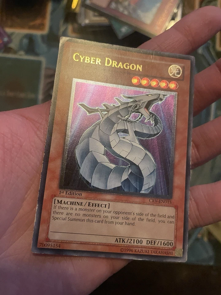 Cyber Dragon - CRV-EN015 - Ultimate Rare - 1st Edition Yugioh HP - Image 4 of 4