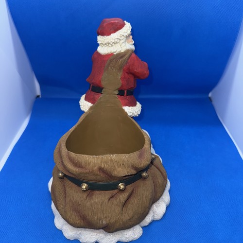 Culla portabottiglie vino Babbo Natale in ceramica per festeggiare - Pulita! - Foto 2 di 5