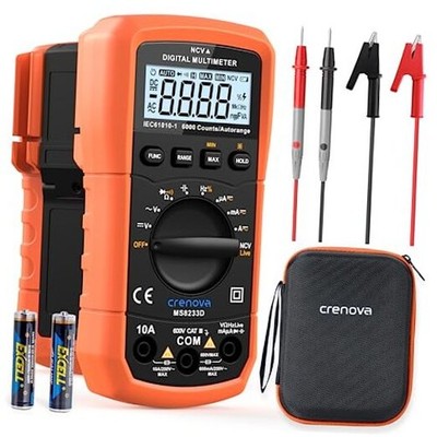 MS8233D Multimeter 6000 Counts Digital Multimeter DC AC Volt Meter Ohm Volt 