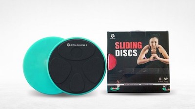BALANCE1 CORE GLEITSCHEIBEN - Core Übung für Bauch- oder Beintraining / Neu verpackt