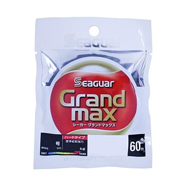 KUREHA Seaguar Grand Max Fluorocarbon Line Leader 60m #2 3.35kg 7.4lb Clear