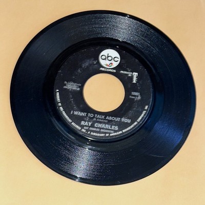 Ray Charles I Want To Talk About You Something Inside Me 45 rpm Record Vinyl 7''