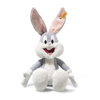 Steiff Bugs Hase Plüsch 32 cm EAN 024672 Looney Tunes Grau Weiß Neu