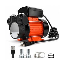 110V Oil Transfer Pump, 1/2 HP 18 GPM Electric Fuel Transfer Pump for Diesel,...