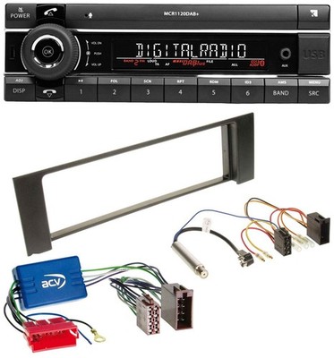 Kienzle Bluetooth MP3 USB DAB Autoradio für Audi A4 B6 00-04 Aktivsystem Mini-IS