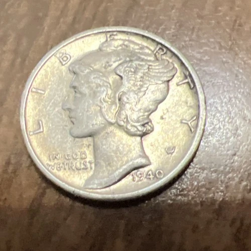 1940-S Unc MERCURY SILVER Dime Silver @ $103.91 Oz Invest/Fill Collection Today