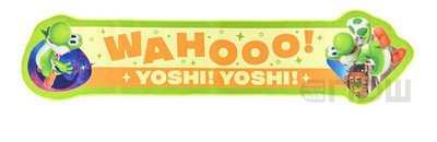 The Super Mario Galaxy Movie 2026 Die-cut muffler towel Yoshi from Japan