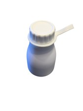 kencko Replacement Shaker Bottle Lid & Patented Filter Insert - White -Part Only