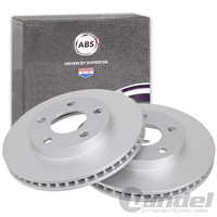 2X A.B.S. Bremsscheiben 278Mm Vorne Passend FüR Chevrolet Alero