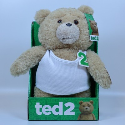 NEW TED 2 Movie Tanktop Talking Plush | 11'' Tall 2015 CWT Collection