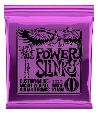 Ernie Ball Power Slinky 011-048 2220 E-Gitarren Saiten Electric Guitar Strings