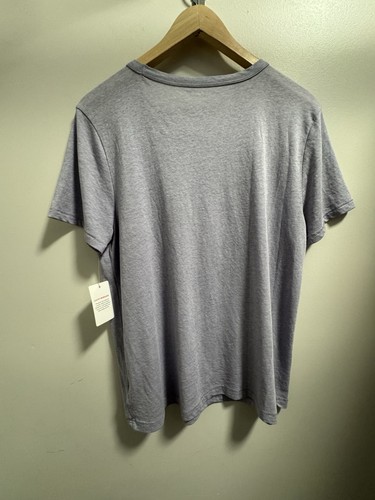 Lucky Brand Shirt Damen Large 12 14 grau Grafik Blumen GOOD KARMA Damen - Bild 6 von 8