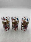 Vintage Nintendo Glassware Super Mario Bros. 2 Drinking Cup Glasses Lot Of 3