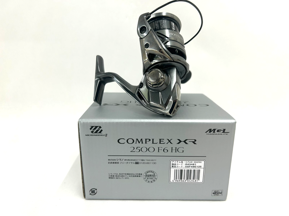 【美品】 21COMPREX XR 2500F6 Shimano 21 Complex XR 2500 F6 HG Spinning Reel for sale