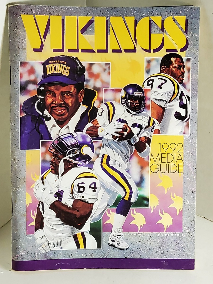 1992 Minnesota Vikings Media Guide | eBay