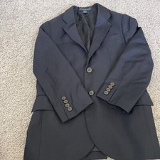 Boys  Size 10 Polo/Ralph Lauren Navy Blue 2 Button Jacket