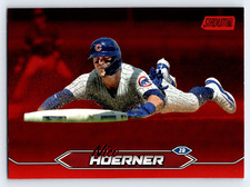 2024 Topps Stadium Club - Nico Hoerner #26 Red Foil Cubs