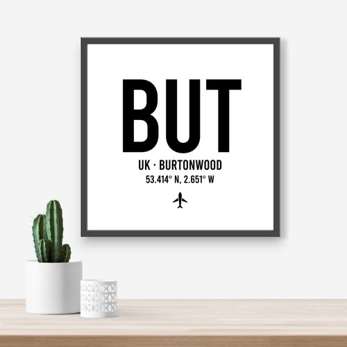 personalised-burtonwood-uk-airport-code-print-any-airport-location