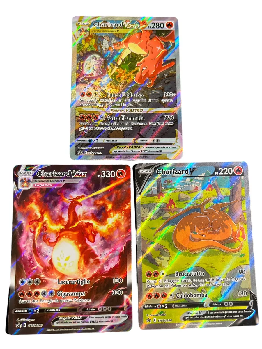 100 Cartas Pokemon + 01 Carta Ultra Rara Charizard Original