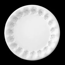 Large ROSE Edge Coaster Silicone Mold AU