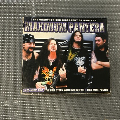 Maximum Pantera The Unauthorized Biography Of Pantera (No Poster) | eBay