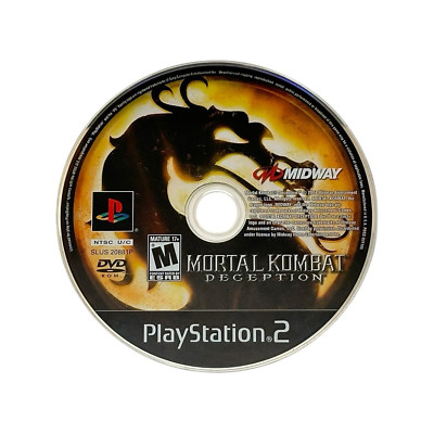 MORTAL KOMBAT DECEPTION (PLAYSTATION 2 PS2, 2004) DISC ONLY