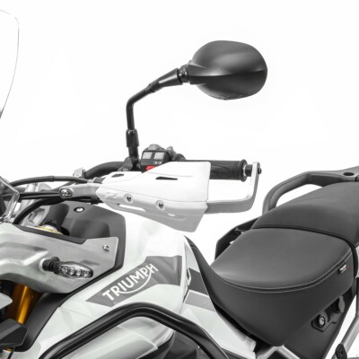 Paracolpi Manubrio Per BMW R1150GS | Imbottitura In Schiuma Spessa Con Logo Bianco - Foto 8