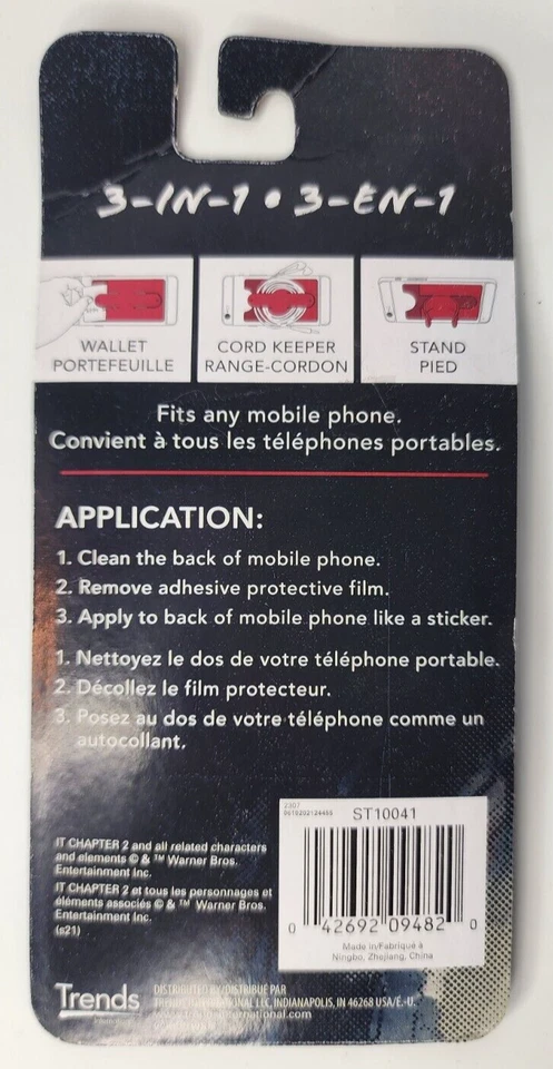 3M IT Chapter Two 手机手机钱包 3 合 1 全新 Pennywise — 第 4/4 张图片