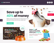 Dog Paradise - WordPress Site Theme | Shop & Blog Theme | FREE HOSTING+FREE INST