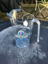FOSTERS 4 pint LAGER POLY CARBONATE BEER JUG/ PITCHERS BRAND NEW 