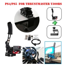 USB3.0 14Bit PS4/PS5 Handbrake for Racing Game Steering Wheel Stand T300RS Black